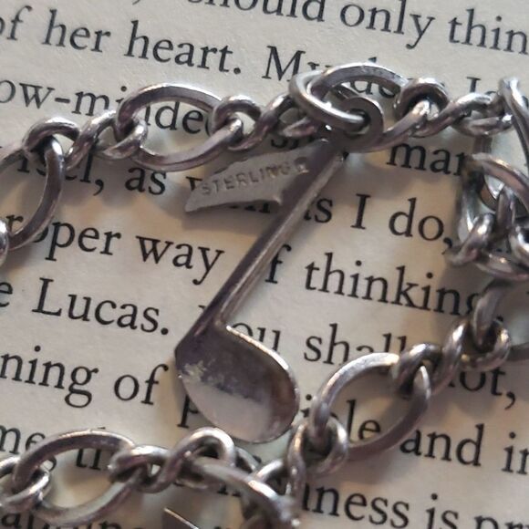 Sterling Silver Music Keychain - Picture 3 of 3